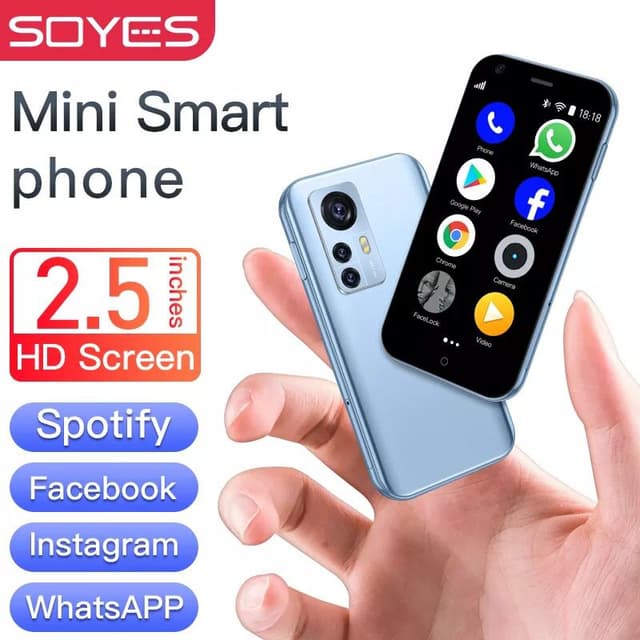 ميني سمارت فون بنظام أندرويد 6.0 Soyes D18 3G Mini Smartphone