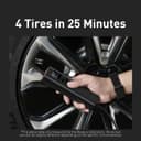 منفاخ إطارات محمول Baseus BS-CG003 Mini Inflator Pump Portable Auto Tire Pump