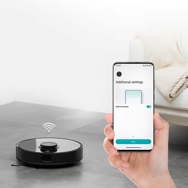 مكنسة روبوت شاومي Xiaomi Robot Vacuum S10T بقوة شفط 8000 باكسال