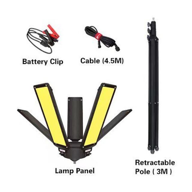 Toby’s VIP-10 PRO Sanara Camping Light With 5 Led Set 6000 lumens