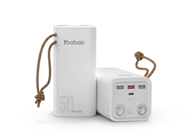 شاحن متنقل سريع محمول 50000 مللي أمبير مع ضوء ليد شحن سريع يوباو Yoobao fast charging Led mAh 50000 power bank