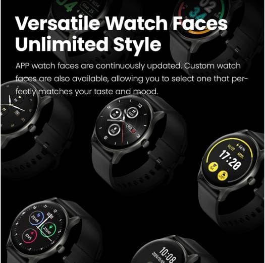 ساعة ذكية هايلو شاومي Haylou GS Smartwatch مقاس 1.28 بوصة