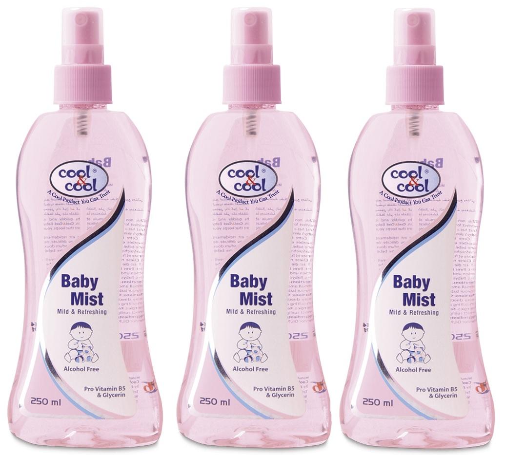 Cool &amp; Cool Cool&Cool - Baby Mist Pink, 250ml - Bundle of 3