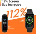 ساعة ذكية أميزفيت شاومي Amazfit Band 7 مقاس 1.47 بوصة