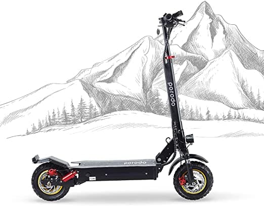 سكوتر كهربائي للكبار بورودو 1200 واط Porodo Off-Road Electric Scooter