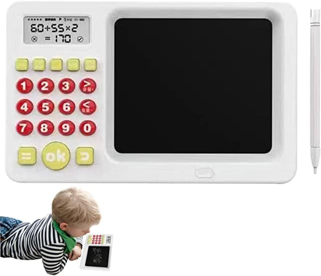 Writing Tablet & Calculator Early Education Learning Machine - Book