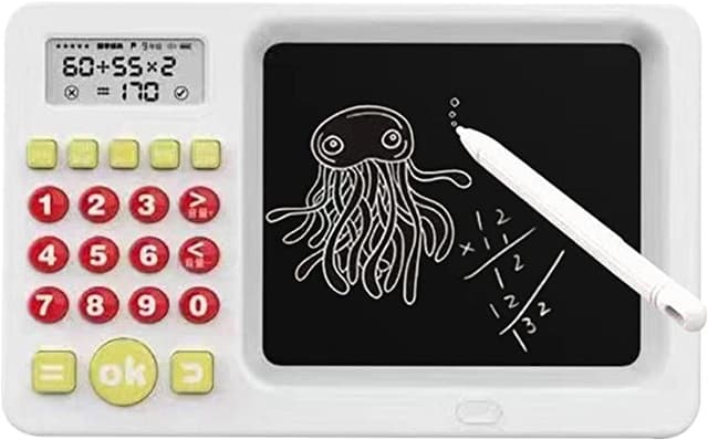 Writing Tablet & Calculator Early Education Learning Machine - Book
