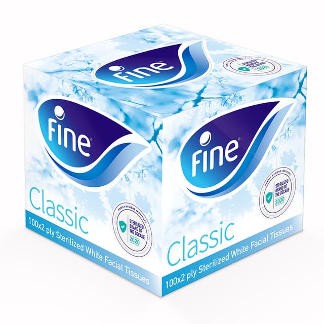 Fine - Sterilized Facial Tissue Classic Cubic