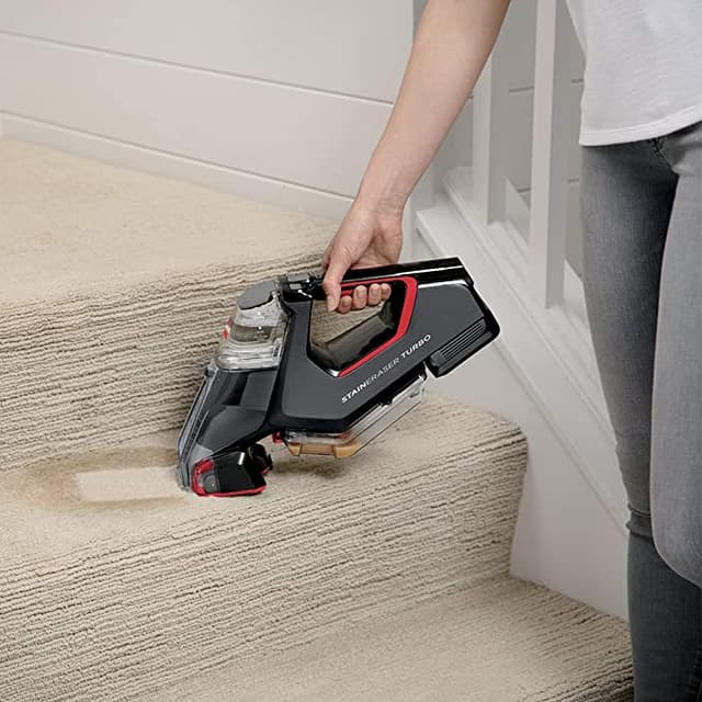مكنسة غسيل السجاد بيسيل اللاسلكية Bissell Stain Eraser Turbo PowerBrush Handheld Carpet washer 2982K