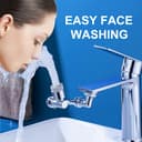 توصيلة مغسلة 360 درجة سهلة التركيب Rotating Faucet Extender Aerator