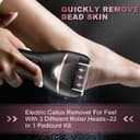 Electric Callus Remover for Feet Professional Pedicure Kit 22 in 1