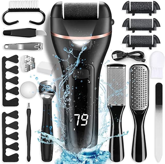 Electric Callus Remover for Feet Professional Pedicure Kit 22 in 1