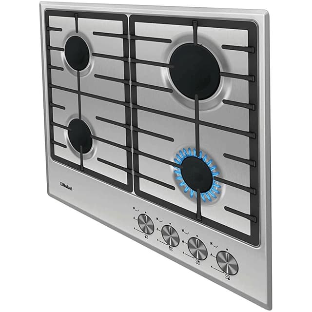 غاز سطحي بلت ان تركي أتوماتيك 4 شعلات ستانلس ستيل نوبل  Nobel Stainless Steel 4 Automatic Gas Burner Turkish Industry Built-in Hobs - 243770