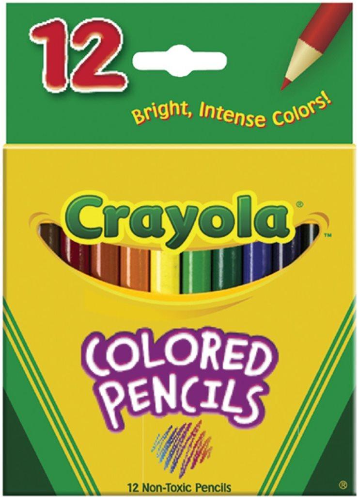اقلام تلوين خشب ( 12 لون ) من كرايولا Crayola - Half Length Coloured Pencils
