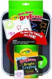 سبورة ذات وجهين للأطفال من كرايولا Crayola Dry Erase Dual Sided Board Set