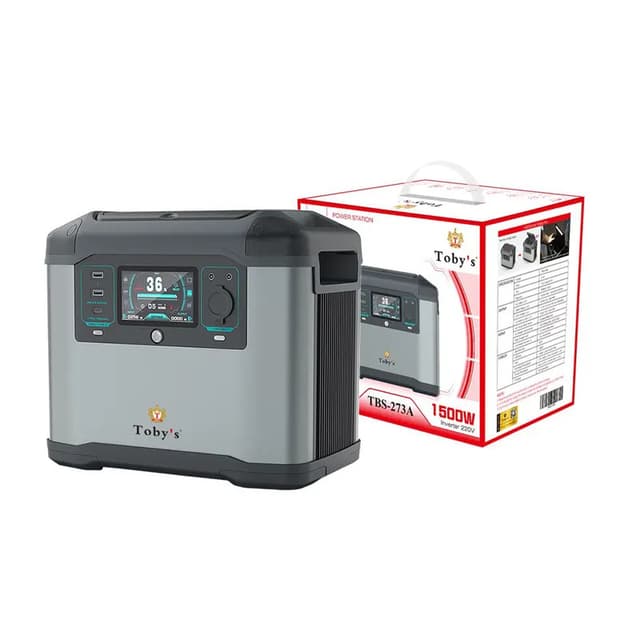 بطارية متنقلة للرحلات 1500W توبيز Toby's Portable Power Station TBS-273A
