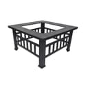 طاولة موقد نار Outdoor Garden Square Fire Pit with Cover