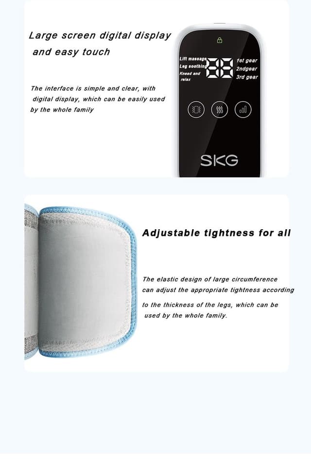 جهاز مساج الأرجل الإحترافي SKG Bm3 Leg Massager With Heat