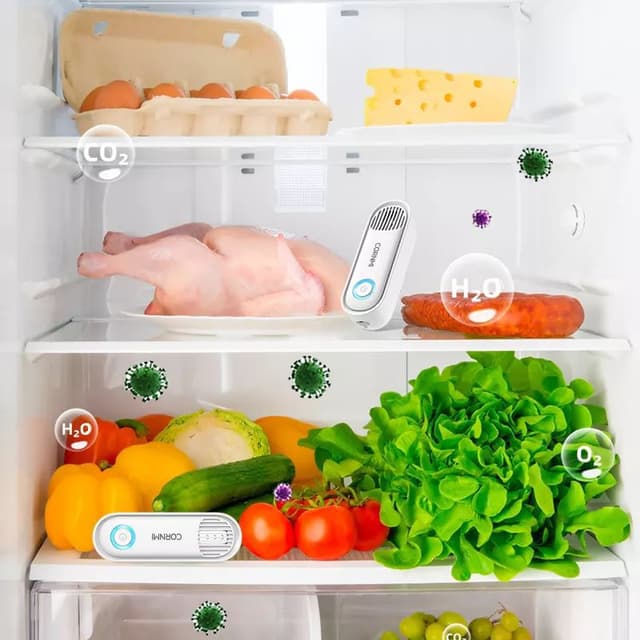 جهاز تنقية الهواء وإزالة الروائح للثلاجة Cornmi Refrigerator Deodorizer