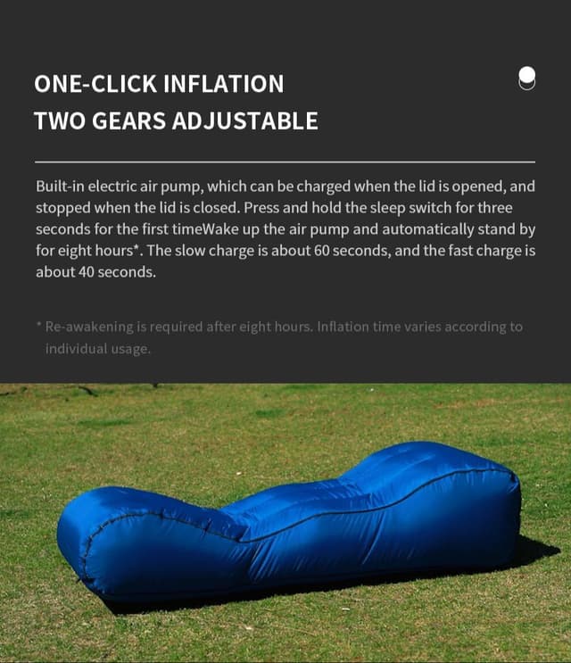 Lazy things Automatic inflatable leisure bed