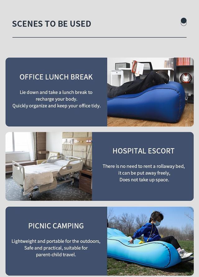 Lazy things Automatic inflatable leisure bed