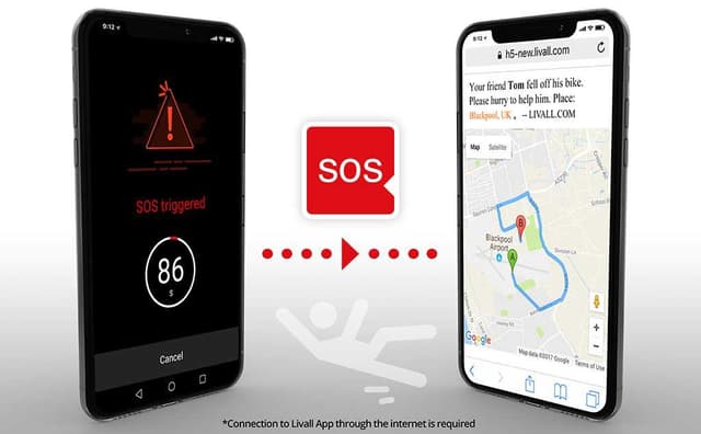 خوذة دراجة ذكية Livall BH51M NEO Helmet With Brake Warning مع مصابيح LED أمامية وخلفية