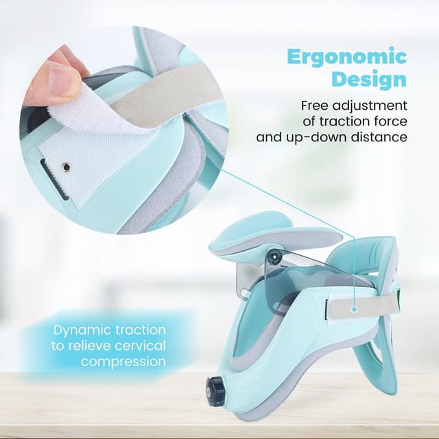 جهاز شد الرقبة قابل للتعديل Neck Traction Device Adjustable Stretcher for Pain Relief