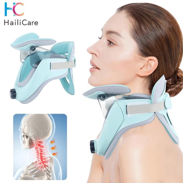 جهاز شد الرقبة قابل للتعديل Neck Traction Device Adjustable Stretcher for Pain Relief