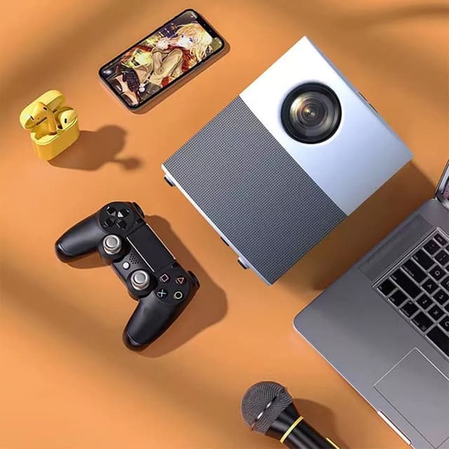بروجكتر منزلي سنيمائي Wireless Portable Projector Home HD 1080P
