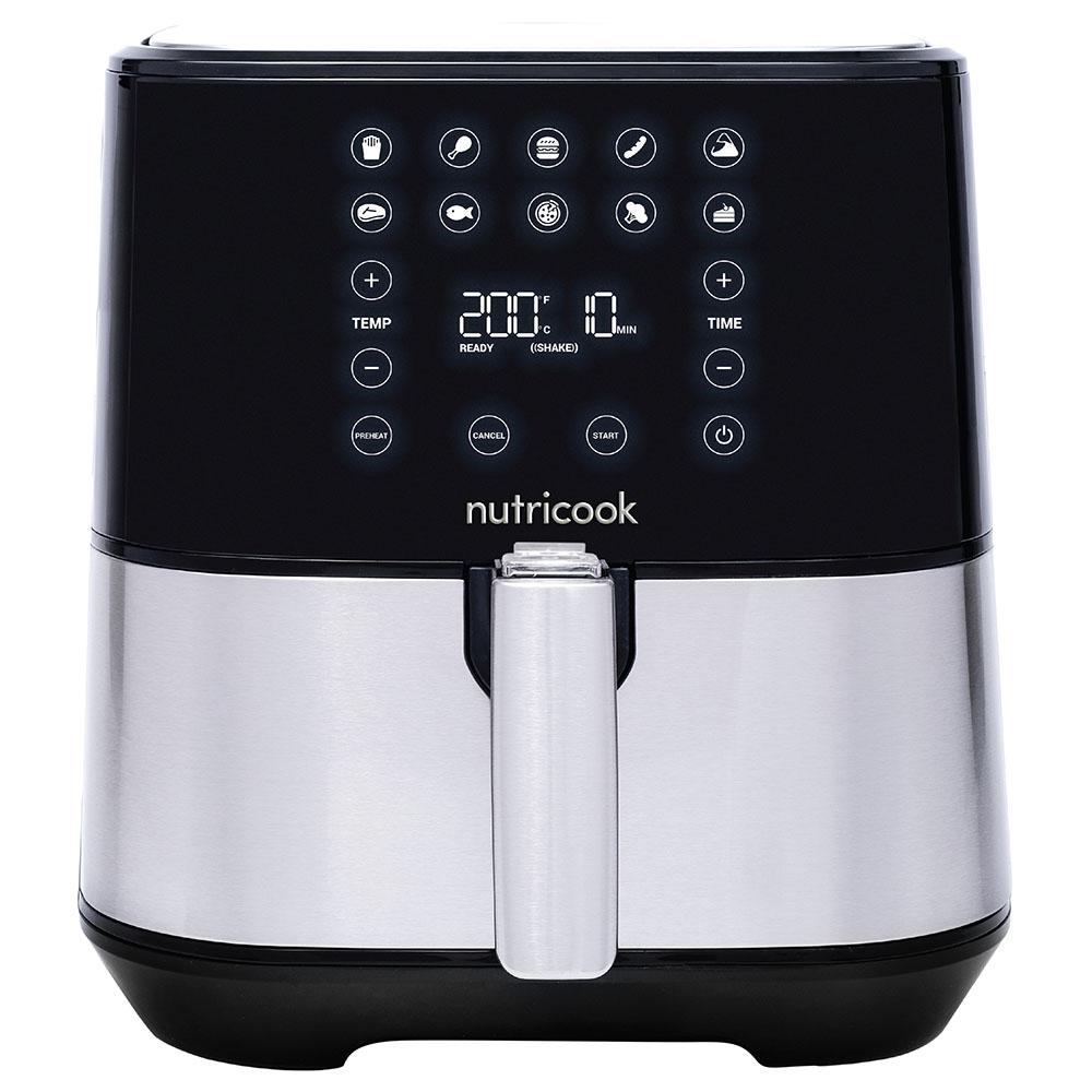Nutricook - Air Fryer 2, 5.5L, 1700W - Silver & Black