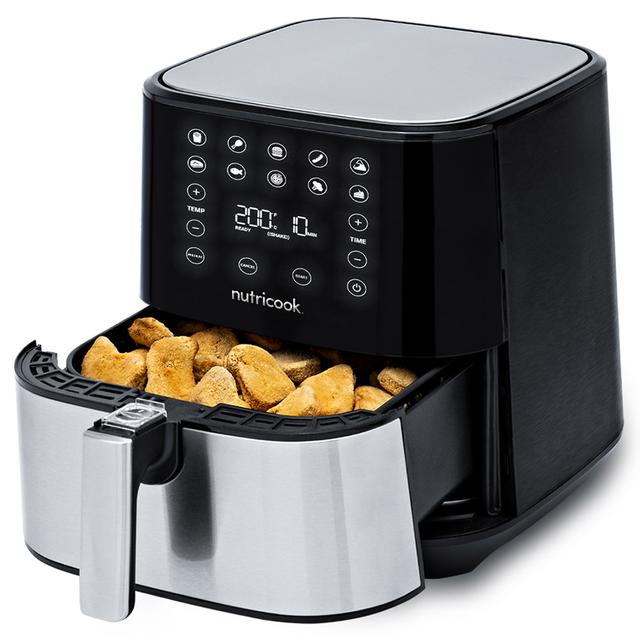 Nutricook - Air Fryer 2, 5.5L, 1700W - Silver & Black - SW1hZ2U6OTQ0MDk2