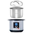 غطاء قدر الضغط الكهربائي الذكي 6 لتر من الزجاج الحراري من نوتري كوك Nutricook Tempered Glass Lid For 6L Smart Pot