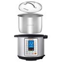 غطاء قدر الضغط الكهربائي الذكي 6 لتر من الزجاج الحراري من نوتري كوك Nutricook Tempered Glass Lid For 6L Smart Pot