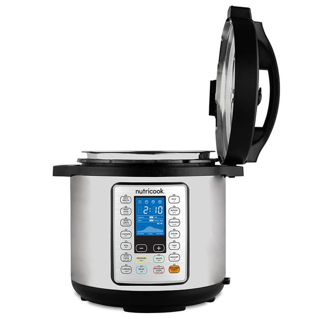 Nutricook 10-in-1 Multi-use Pressure Cooker 6L Silver/Black - SW1hZ2U6OTQzOTky