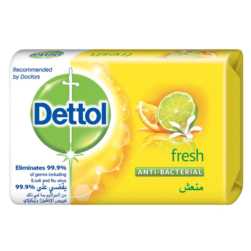صابونة ديتول المنعشة 165 غرام ديتول Dettol Anti-Bacterial Bar Soap Fresh
