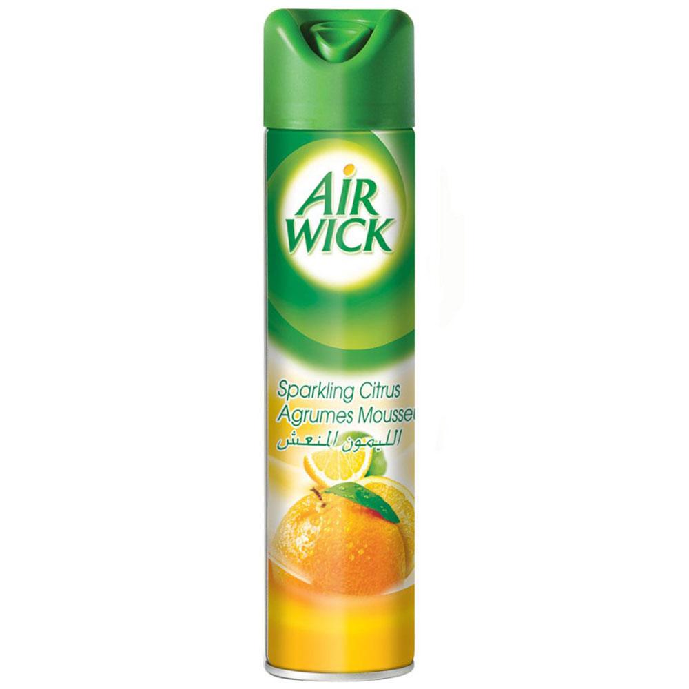 بخاخ إير ويك معطر جو برائحة الليمون 300 مل Air Wick Air Freshener Aerosol Sparkling Citrus