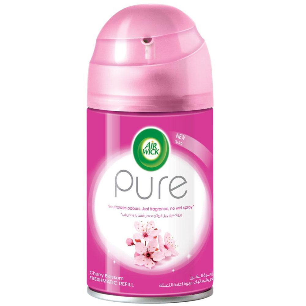 بخاخ إير ويك بيور  معطر جو عبوة إعادة تعبئة برائحة الكرز 250 مل Air Wick Pure Freshmatic Cherry Refill