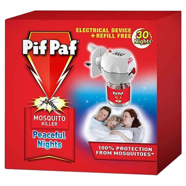 بف باف كهربائي سائل قاتل للبعوض 30 ليلة Pif Paf Mosquito Killer