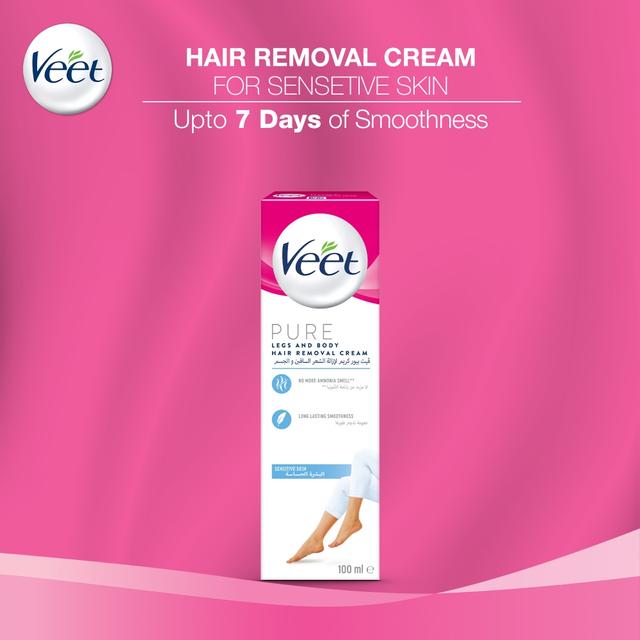 كريم إزالة الشعر للساقين والجسم 100 مل فيت Veet Sensitive Skin Hair Removal Cream 100ml - SW1hZ2U6OTI5ODE2