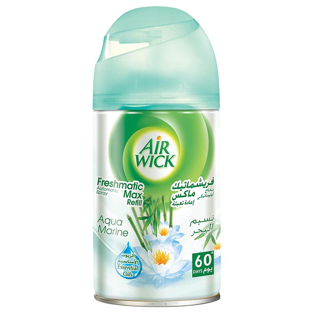 بخاخ إير ويك معطر جو برائحة نسيم البحر 250 مل Air Wick Freshmatic Refill Aqua Marin