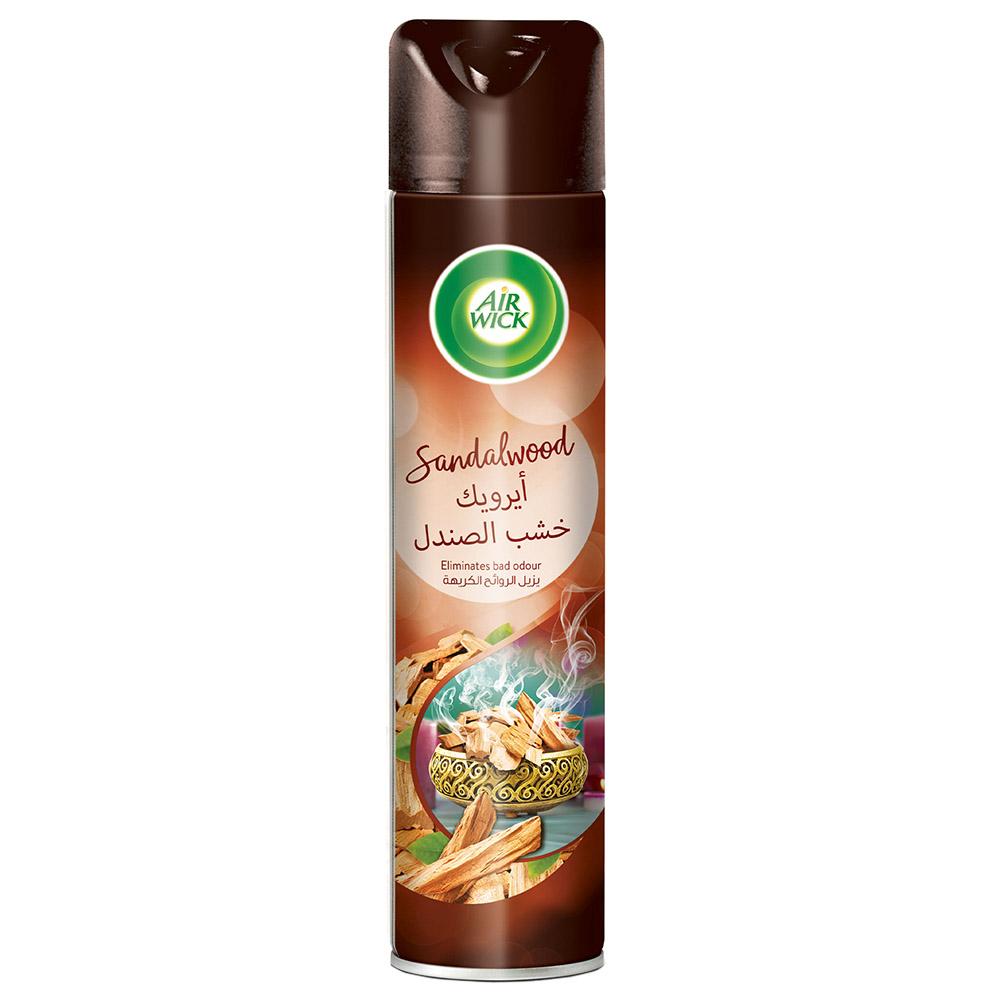 بخاخ إير ويك معطر جو برائحة خشب الصندل Air Wick Air Freshener Aerosol Sandalwood 300ml