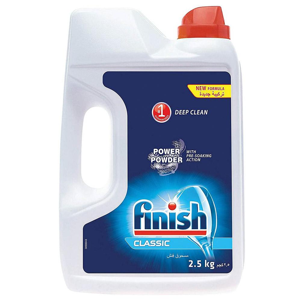 فنش مسحوق غسيل المواعين 2.5 كغ Finish Dishwasher Detergent Powder Original