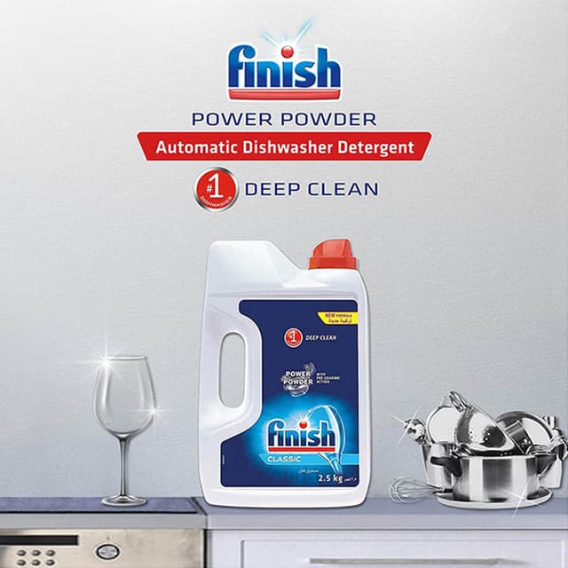 فنش مسحوق لغسالة الصحون 1 كغ Finish Classic Dishwasher Powder Detergent