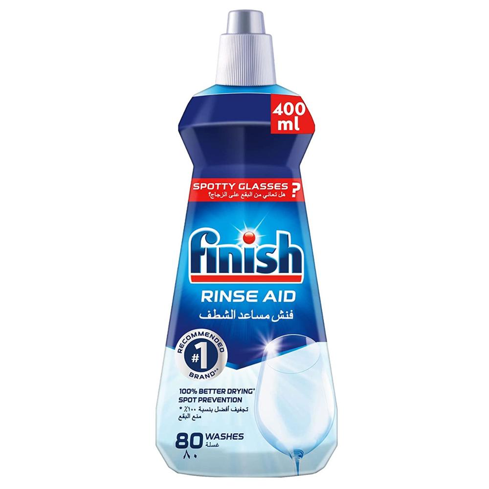 فنش مساعد الشطف السائل لغسالة الصحون 400 مل Finish Dishwasher Rinse Aid Liquid Original