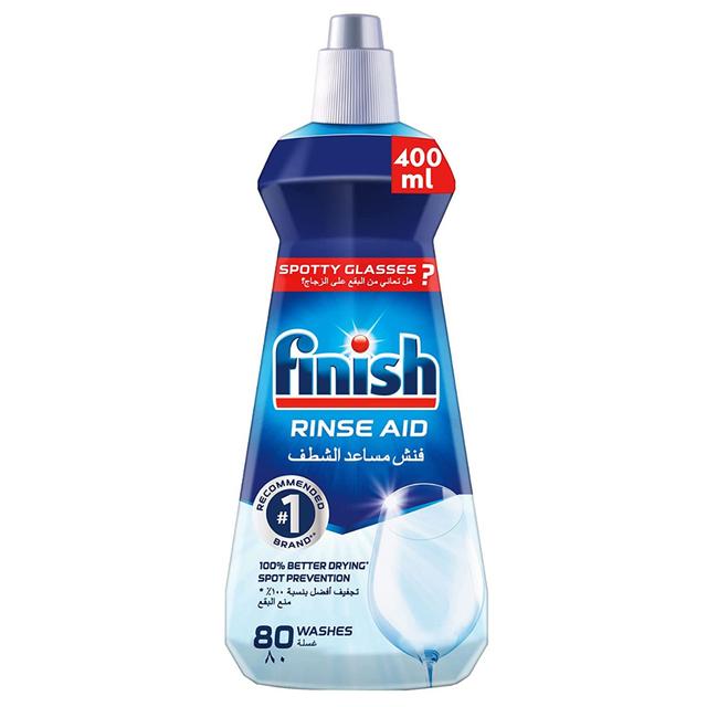 فنش مساعد الشطف السائل لغسالة الصحون 400 مل Finish Dishwasher Rinse Aid Liquid Original - SW1hZ2U6OTI5NTUx