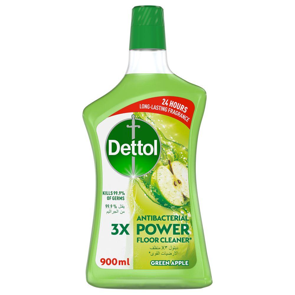 منظف الارضيات مضاد للبكتيريا التفاح الاخضر تنظيف قوي 900 مل ديتول Dettol Antibacterial Power Floor Cleaner