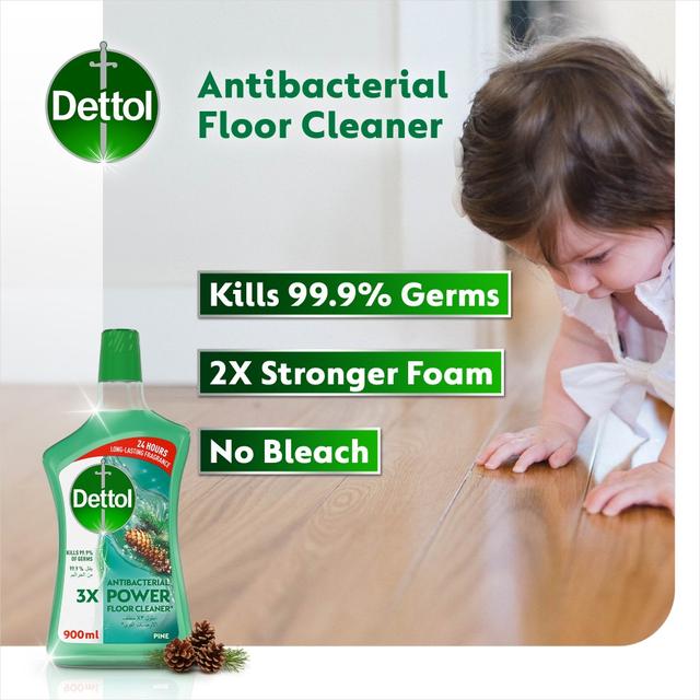 منظف الارضيات مضاد للبكتيريا بالصنوبر 900 مل ديتول Dettol Antibacterial Floor Cleaner - SW1hZ2U6OTI3NjE4