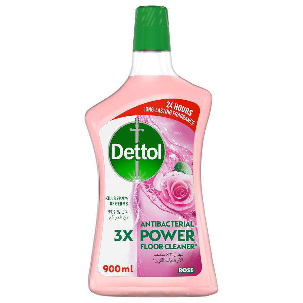 Dettol - Antibacterial Power Floor Cleaner - Rose - 900ml