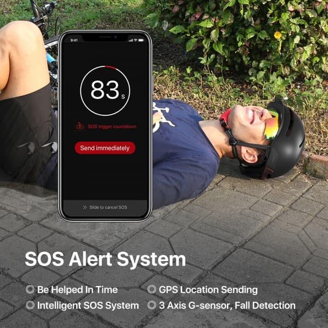 خوذة دراجة ذكية Livall BH51M NEO Helmet With Brake Warning مع مصابيح LED أمامية وخلفية