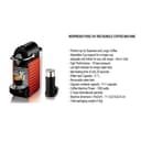 NESPRESSO - Pixie Bundle Red + Aero 3594 Bk Coffee Machine